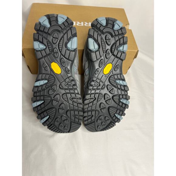 Merrell Women's Low-Cut Moab 3 WP Trail Hiking Shoes J036332 Granite Women's 7 - Picture 9 of 9